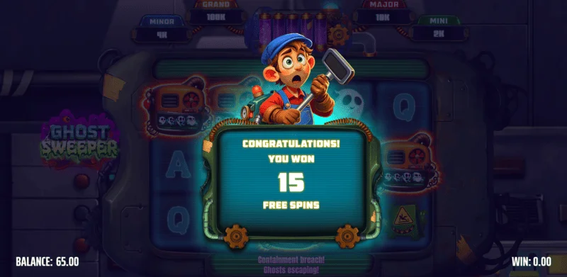 Ghost Sweeper - ræsing Free Spins